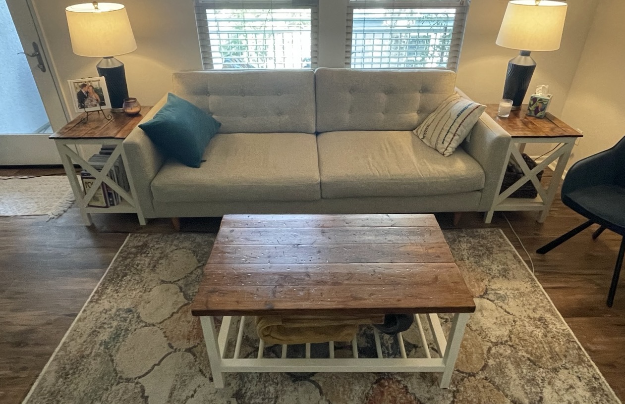 Farmhouse Table Set, finished