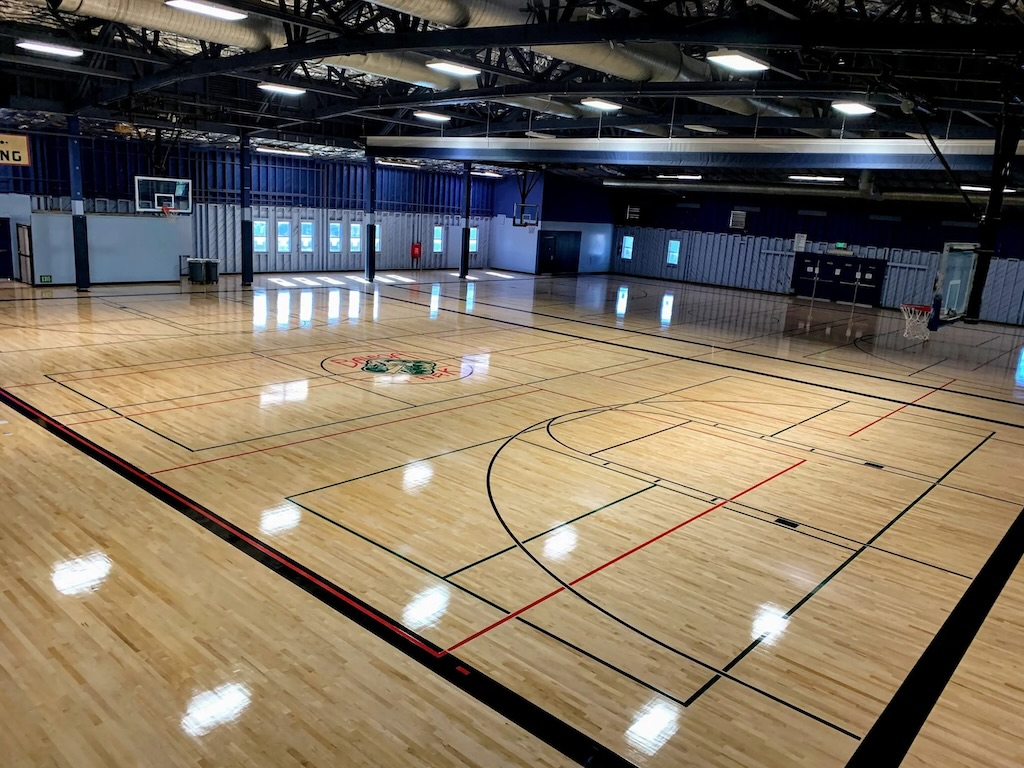 San Diego Municipal Gym's indoor courts, built in 1935